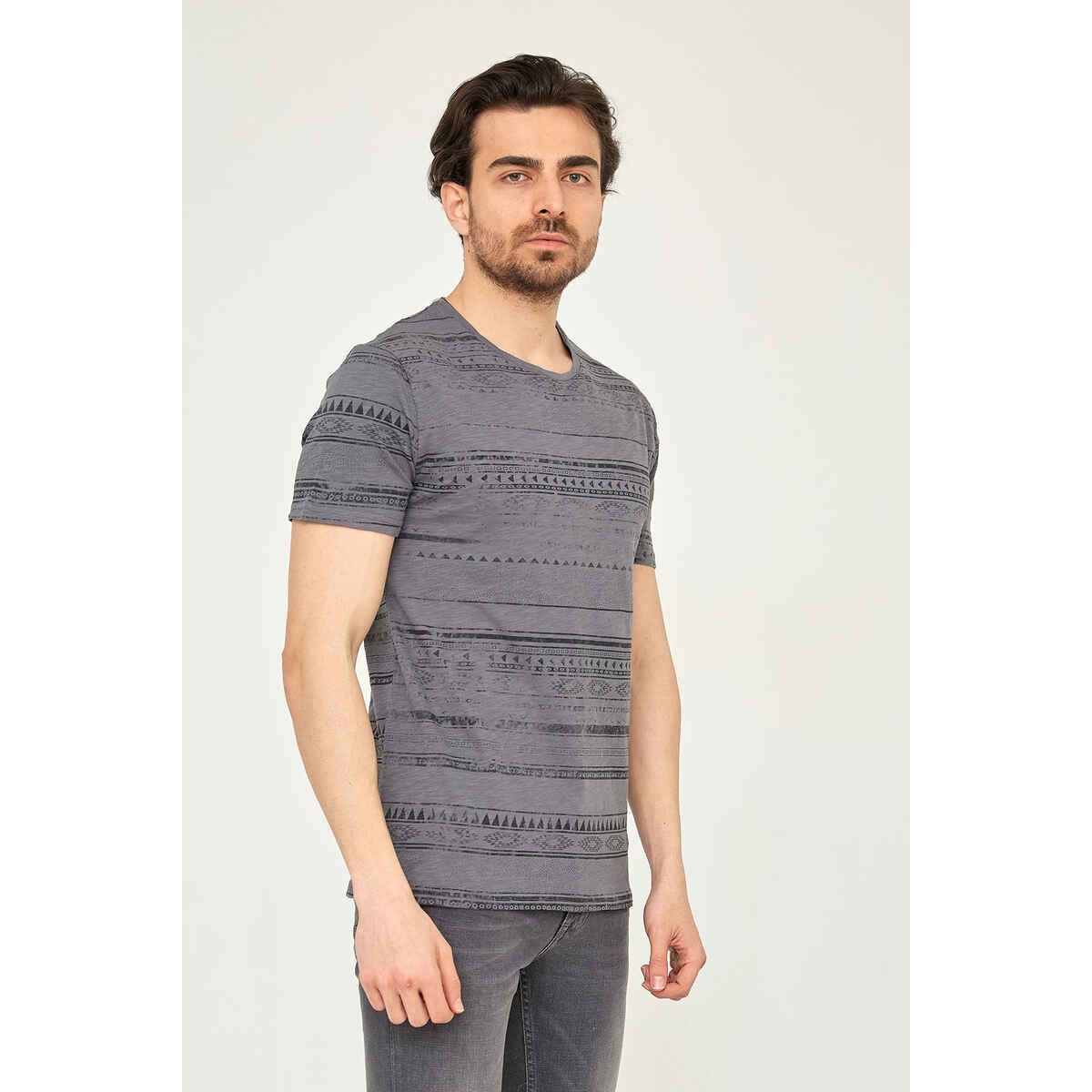 Cazador Erkek T-Shirt 21YCEEO04230 Antrasıt