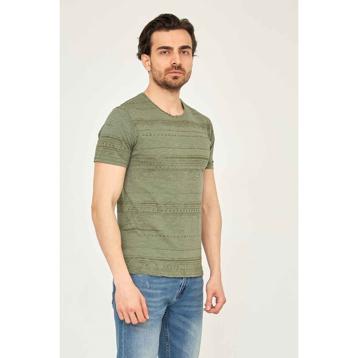 Cazador Erkek T-Shirt 21YCEEO04230 Hakı