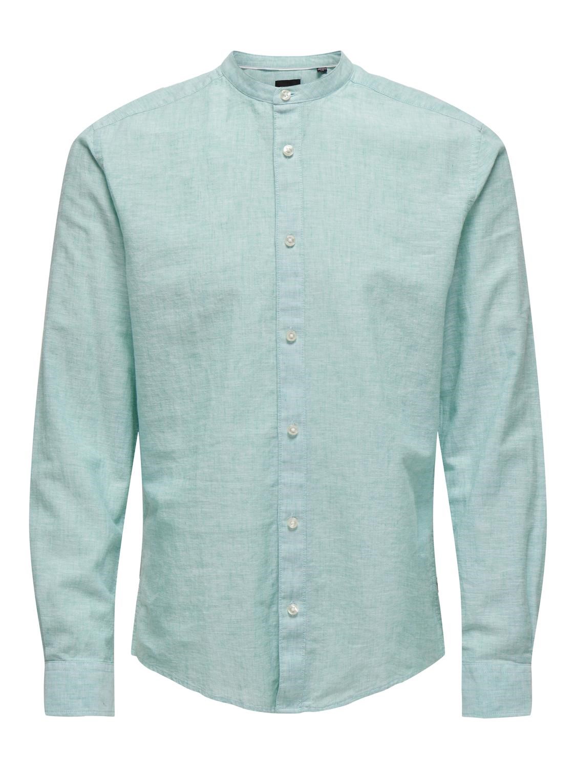 Only & Sons Erkek Gömlek 22019173 Blue Turquoise