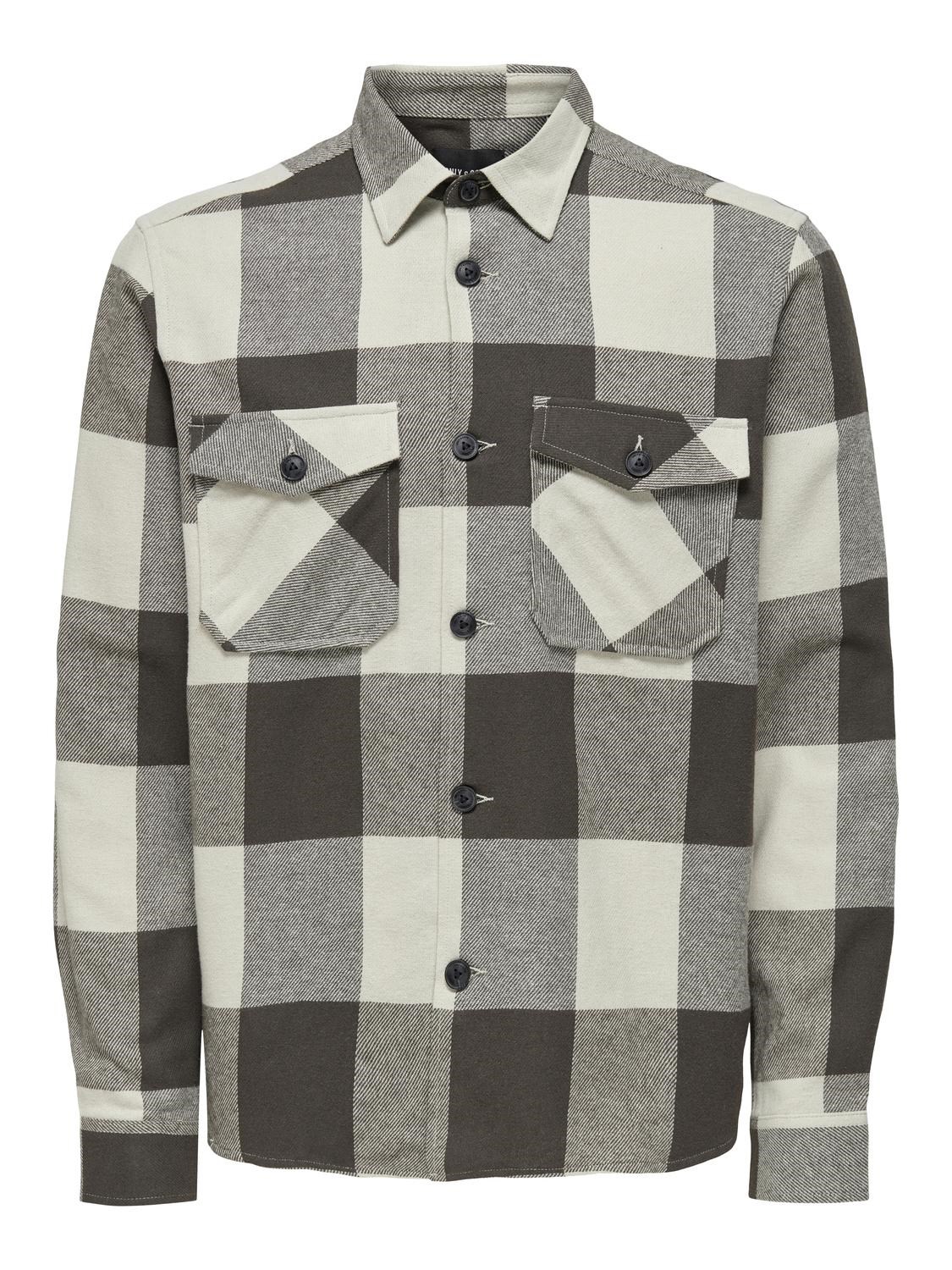 Only & Sons Erkek Gömlek 22019854 Seal Brown