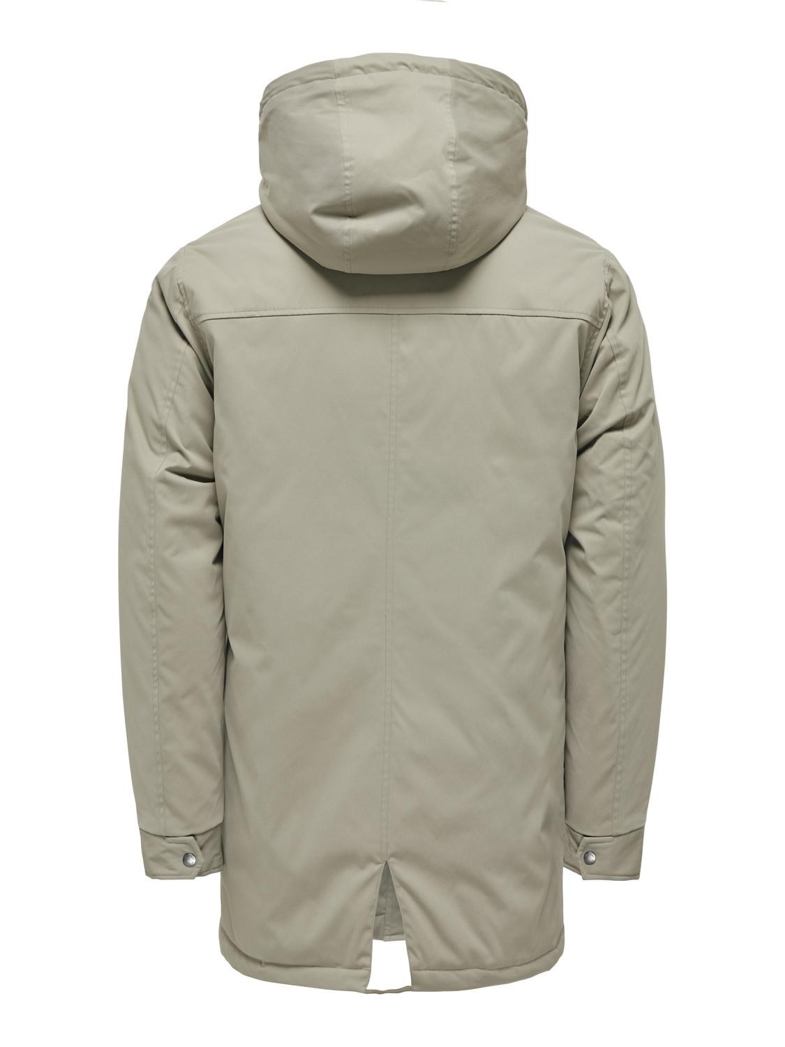 Only & Sons Erkek Parka 22025690 Vintage Khaki