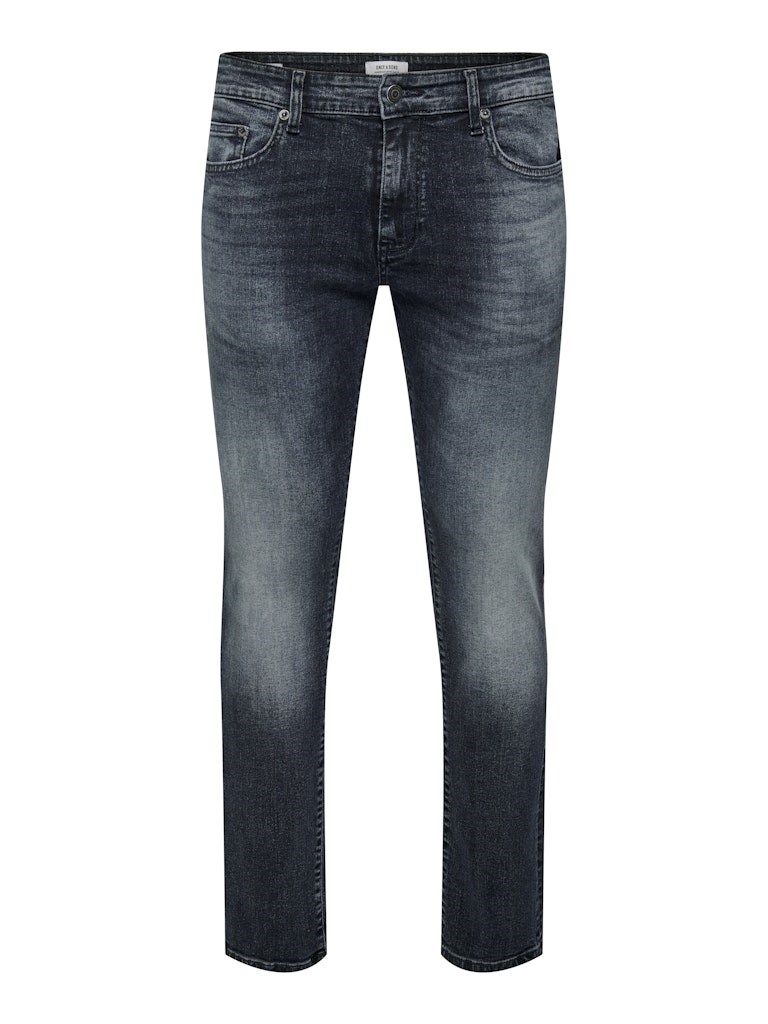 Only & Sons Erkek Pantolon 22026462 Blue Black Denim