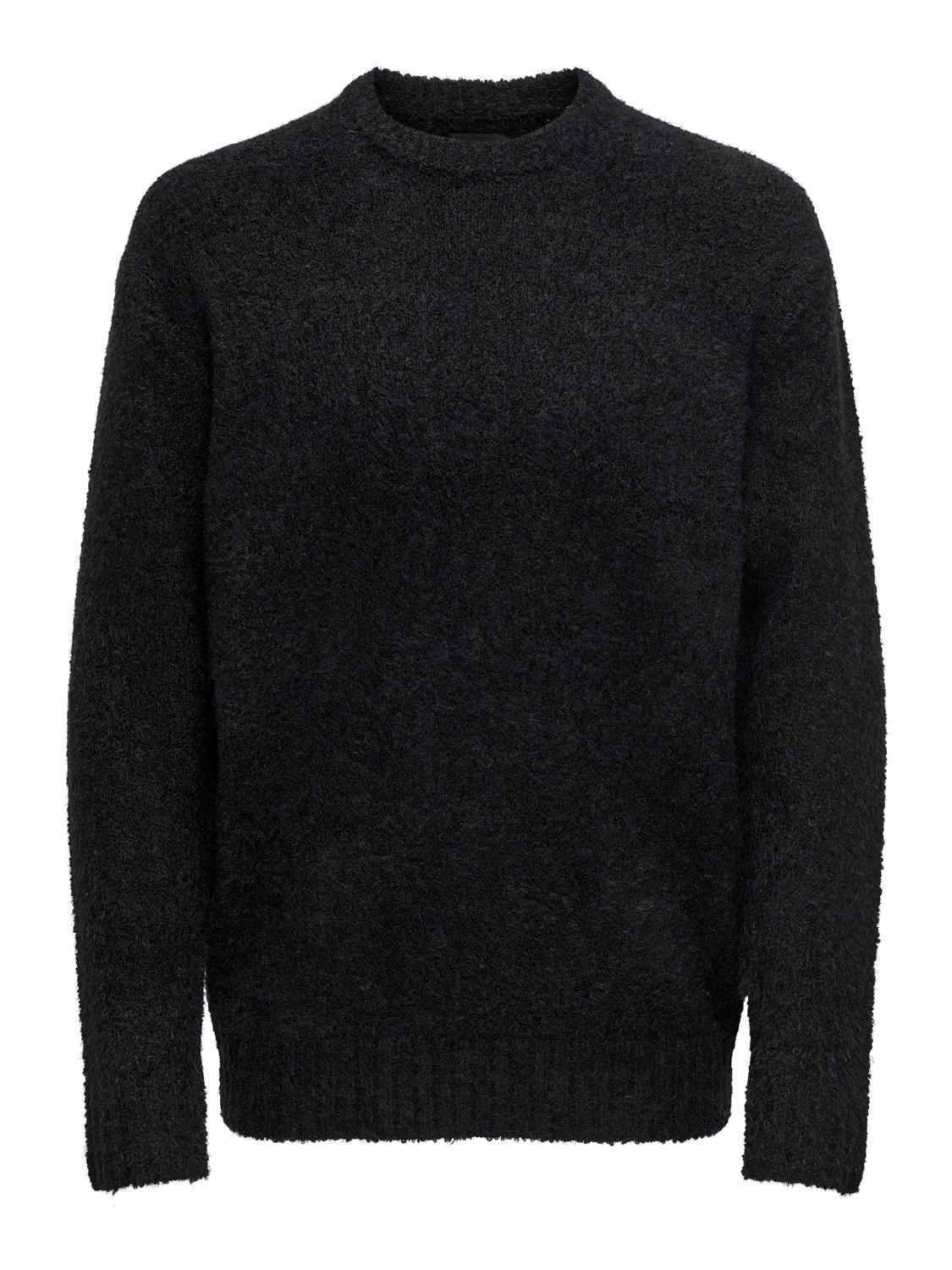 Only & Sons Erkek Triko 22027150 Black