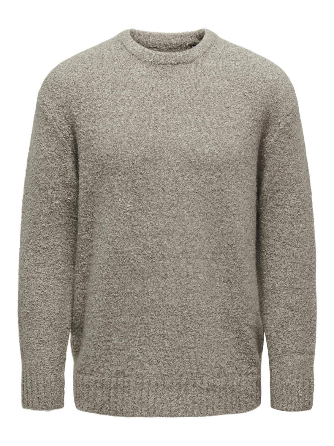 Only & Sons Erkek Triko 22027150 Chinchilla