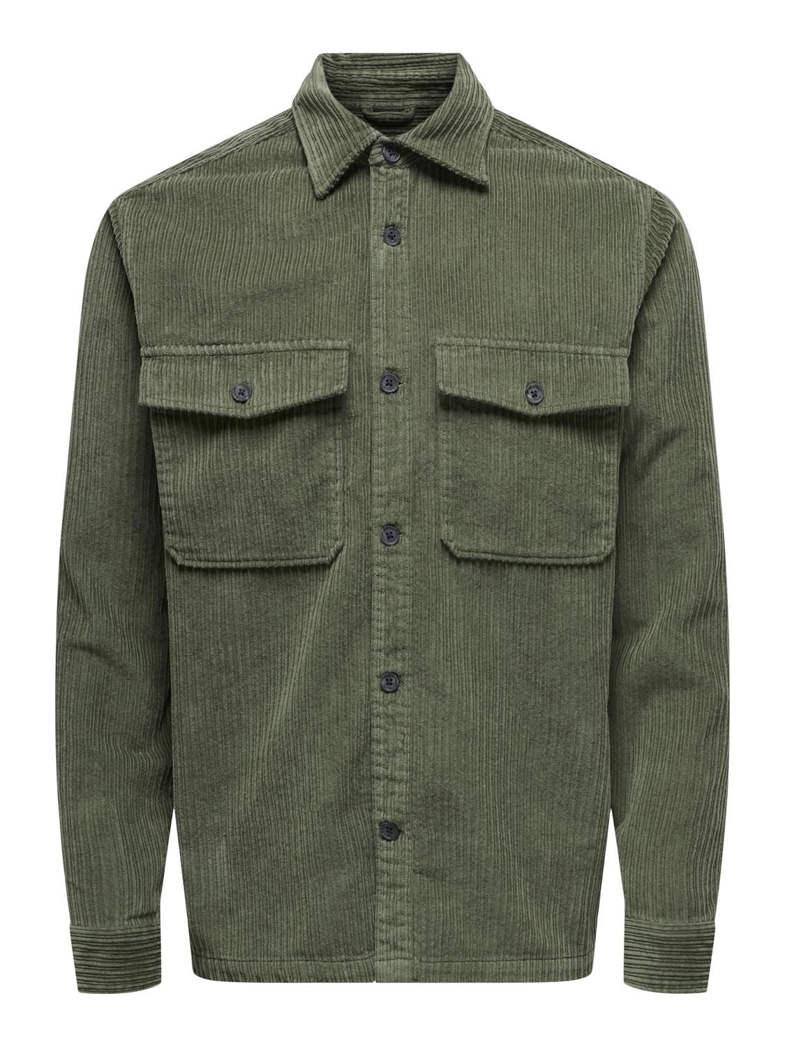 Only & Sons Erkek Gömlek 22027289 Dusty Olive