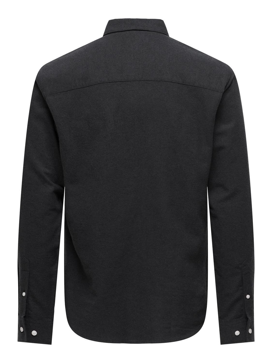 Only & Sons Erkek Gömlek 22027307 Black