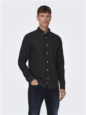 Only & Sons Erkek Gömlek 22027307 Black