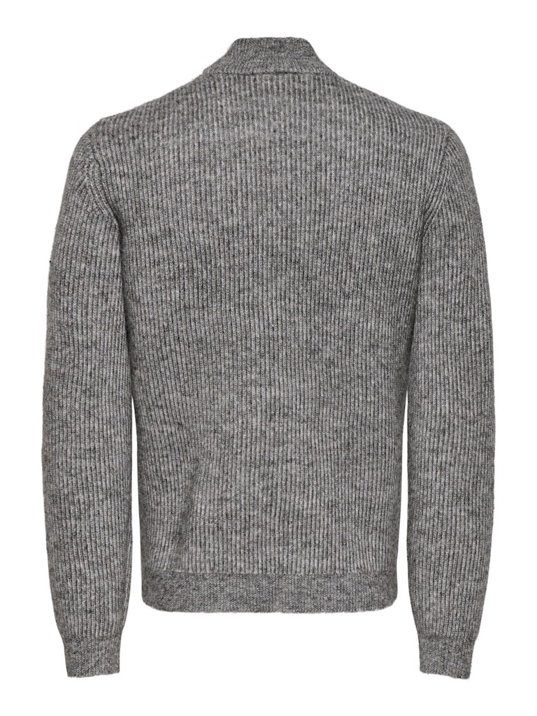 Only & Sons Erkek Kazak 22027686 Medium Grey Melange