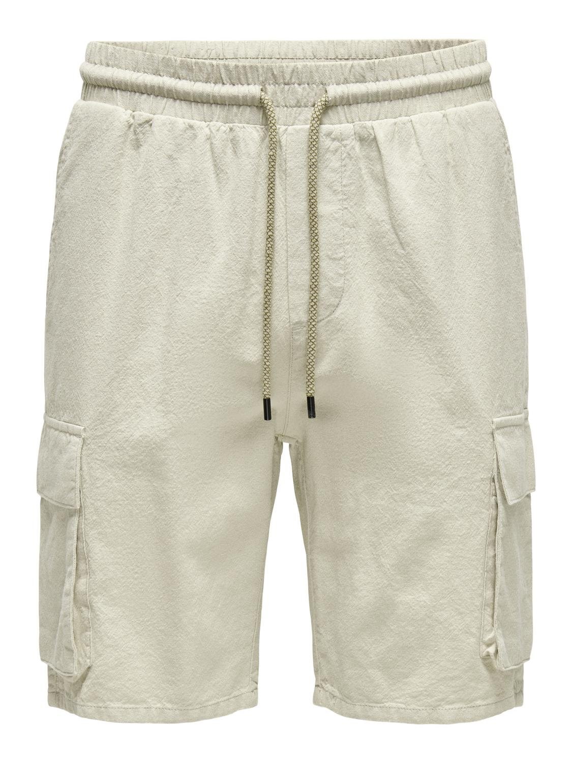 Only & Sons Erkek Şort 22028269 Silver Lining