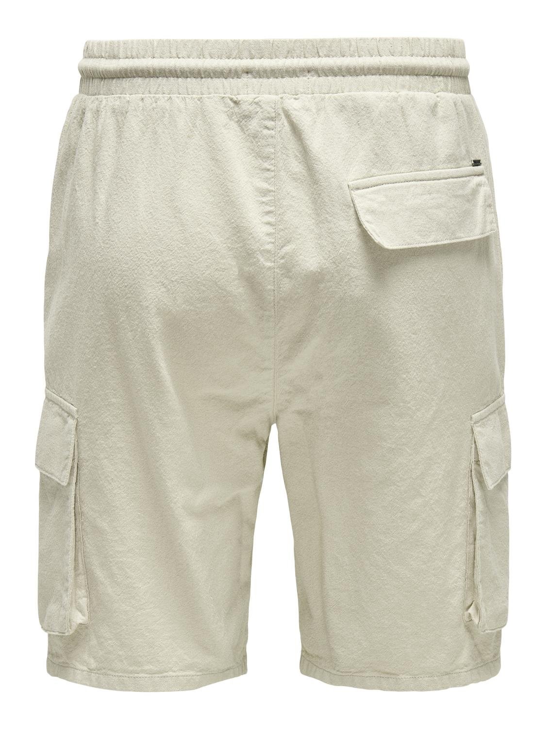 Only & Sons Erkek Şort 22028269 Silver Lining