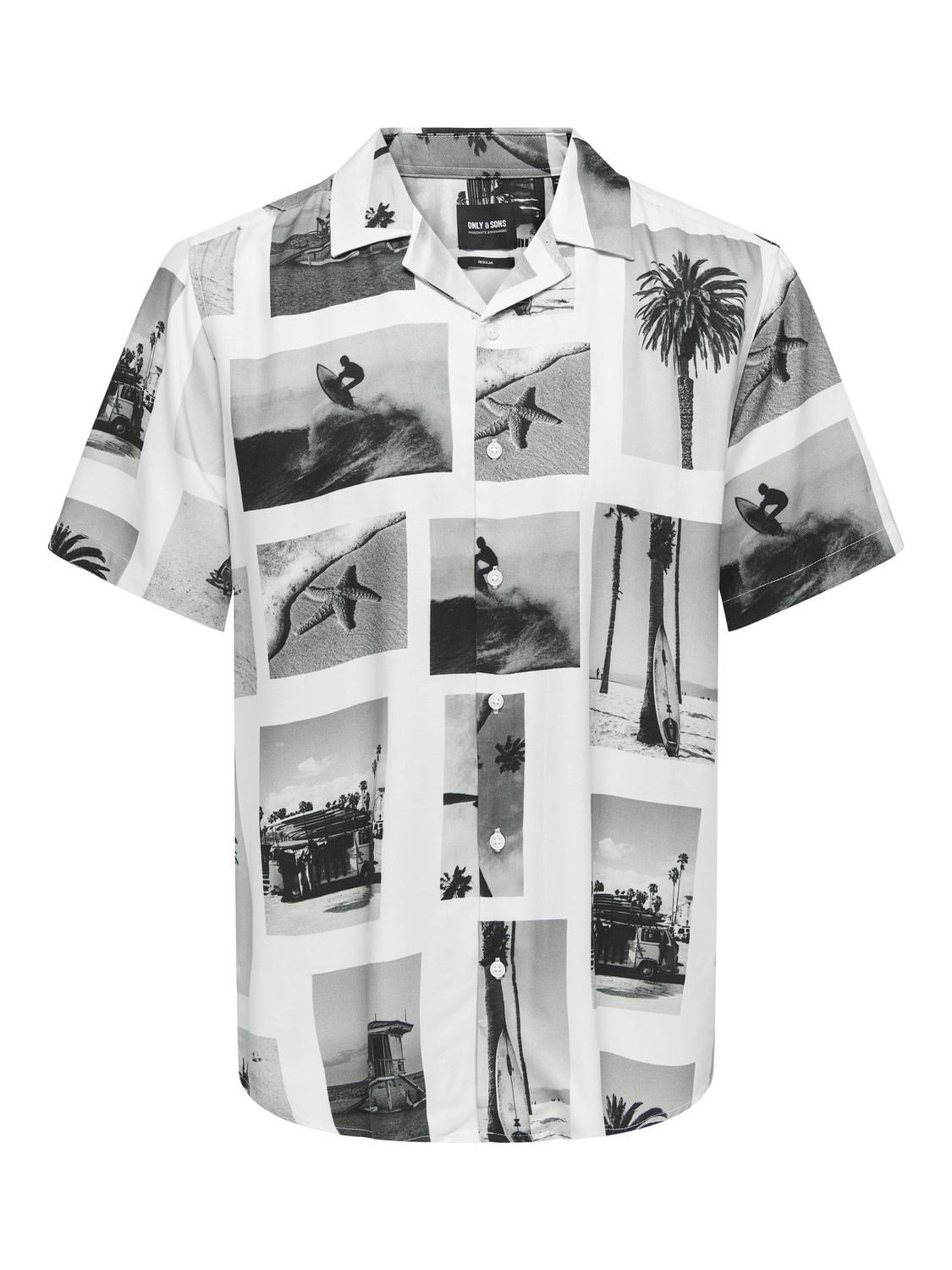 Only & Sons Erkek Gömlek 22028347 Bright White