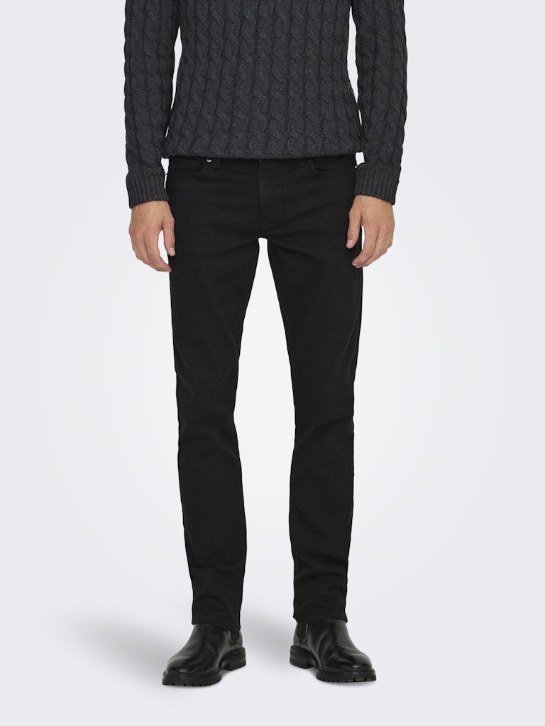 Only & Sons Erkek Pantolon 22028637 Black Denim