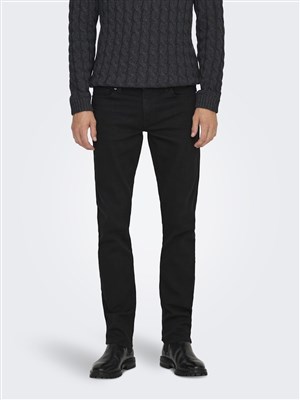 Only & Sons Erkek Pantolon 22028637 Black Denim