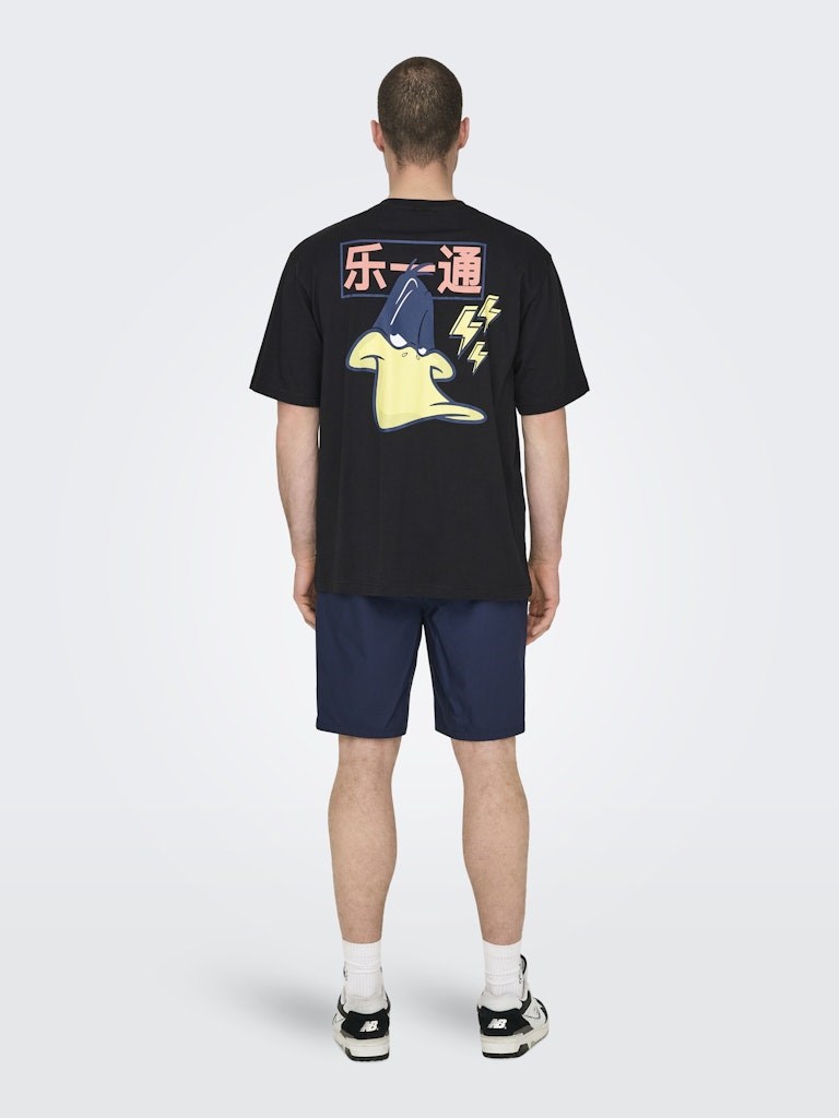 Only & Sons Erkek T-Shirt 22028698 Black