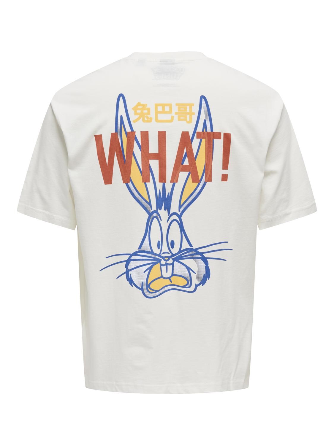 Only & Sons Erkek T-Shirt 22028698 Cloud Dancer