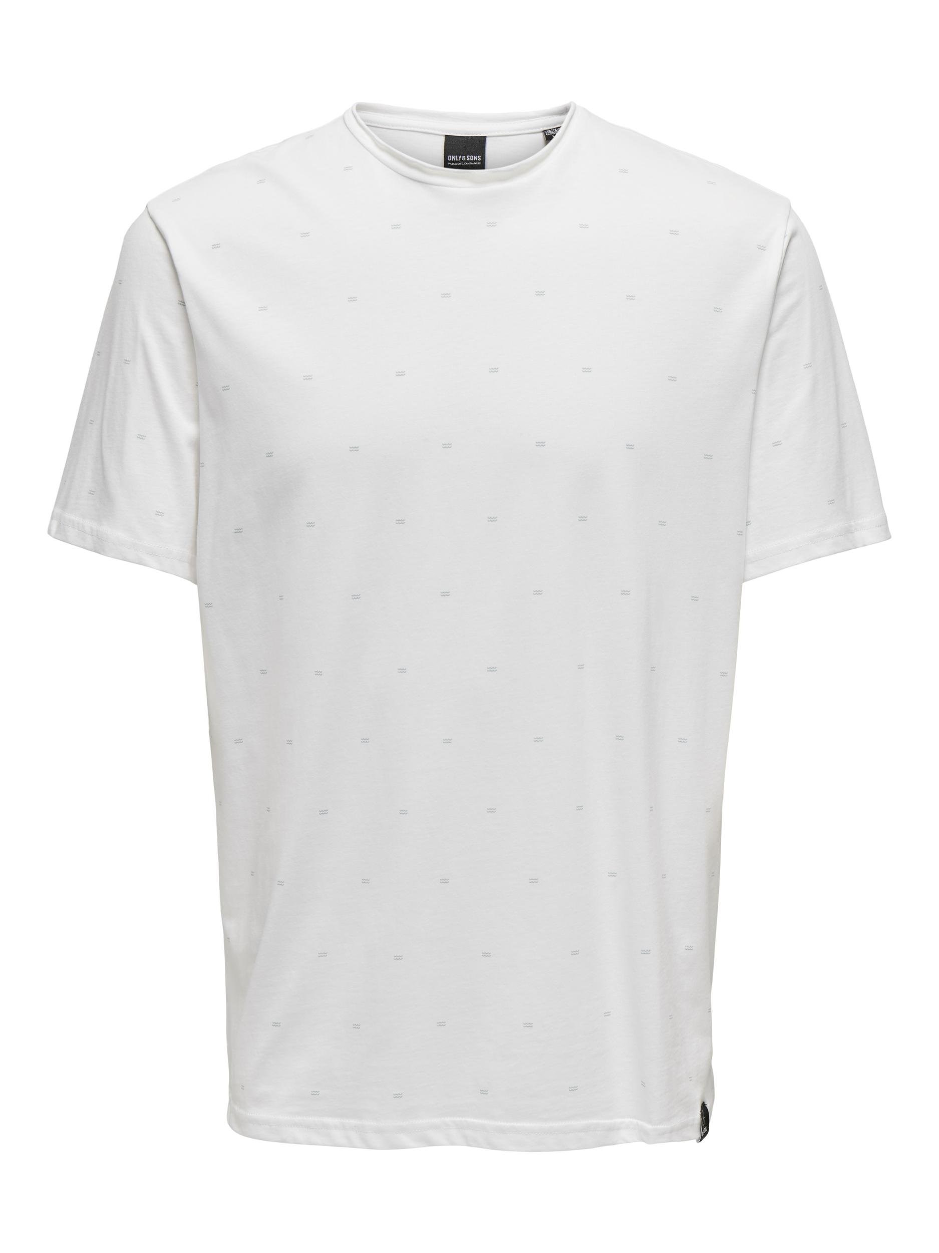 Only & Sons Erkek T-Shirt 22029480 Bright White