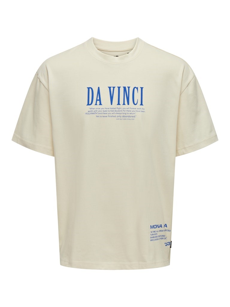 Only & Sons Erkek T-Shirt 22029520 Antique White