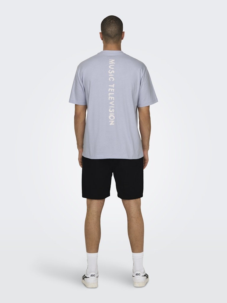 Only & Sons Erkek T-Shirt 22029523 Icelandic Blue
