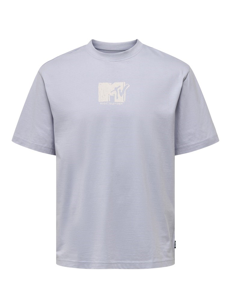 Only & Sons Erkek T-Shirt 22029523 Icelandic Blue
