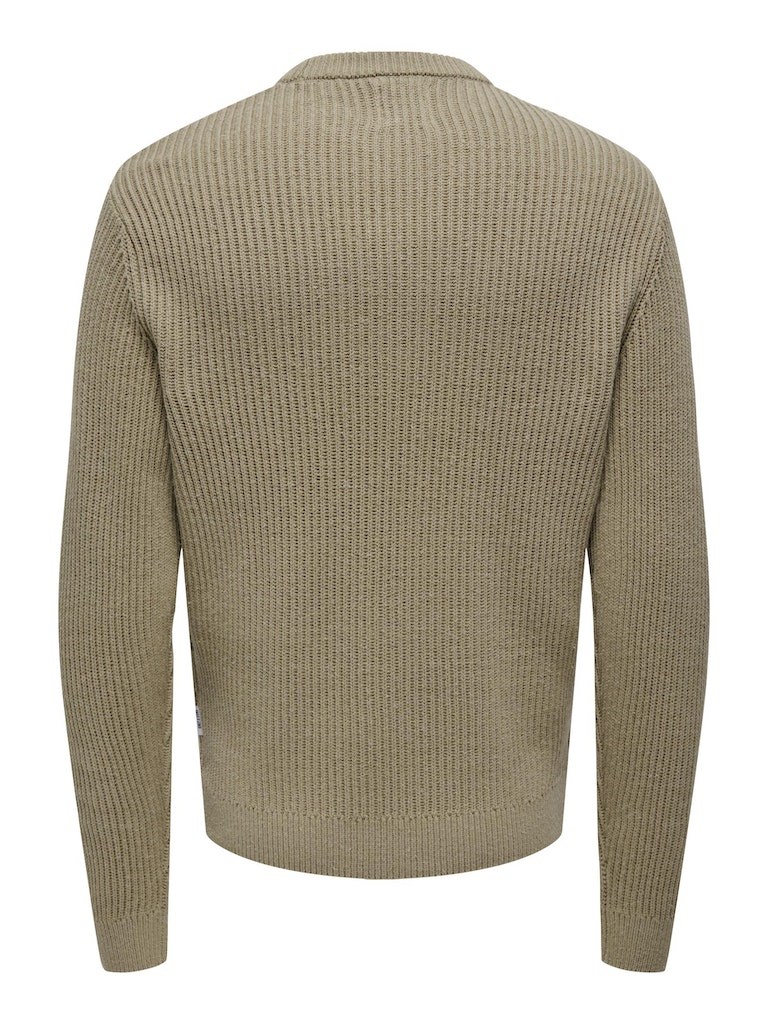 Only & Sons Erkek Triko 22030208 Chinchilla