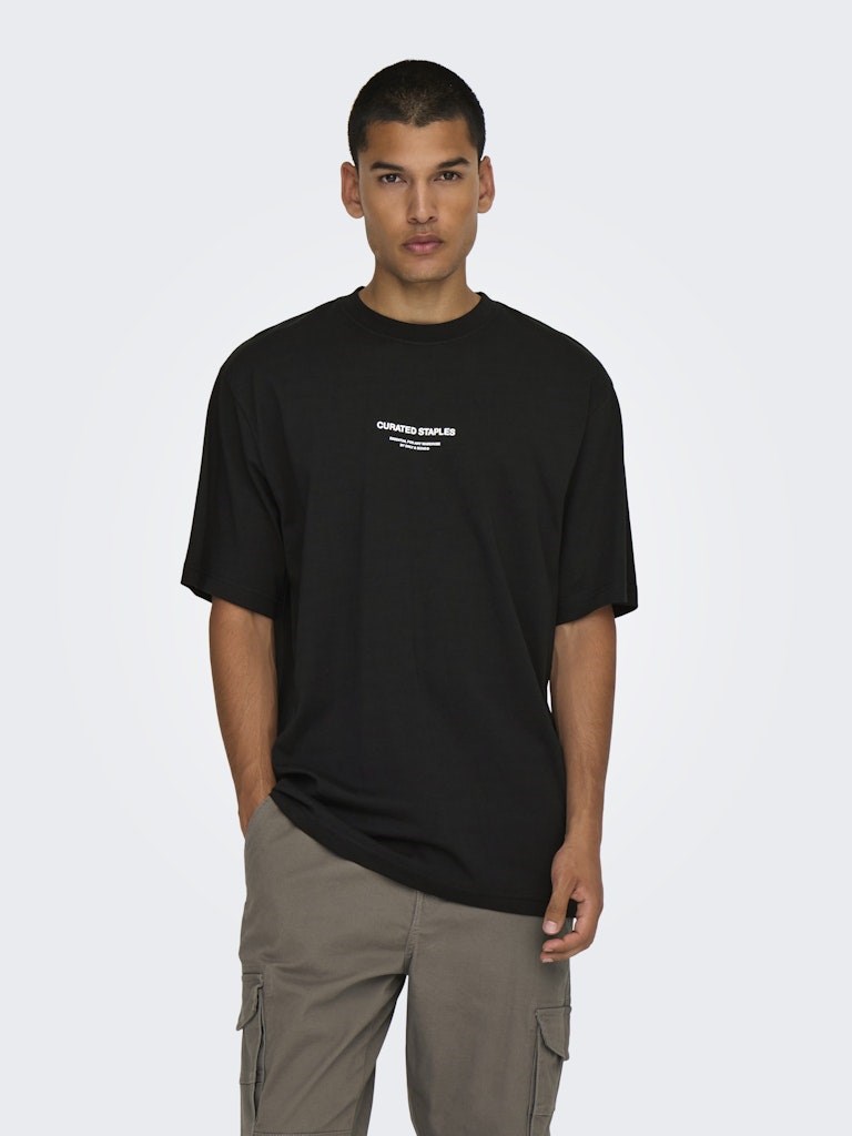 Only & Sons Erkek T-Shirt 22030925 Black