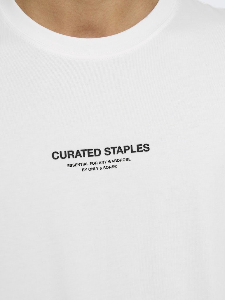 Only & Sons Erkek T-Shirt 22030925 Cloud Dancer