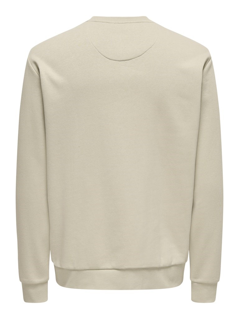 Only & Sons Erkek S-Shirt 22031838 Silver Lining