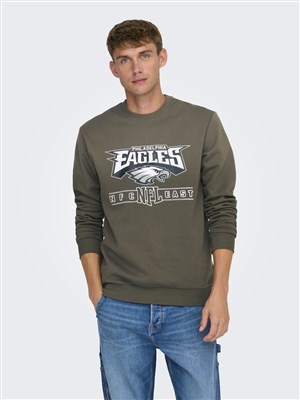 Only & Sons Erkek S-Shirt 22031838 Major Brown