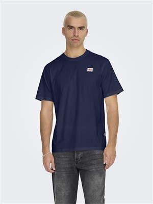 Only & Sons Erkek T-Shirt 22033190 Naval Academy