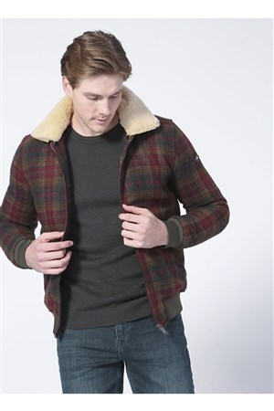Lee Cooper Erkek Mont 221 LCM 232010 Kahve Ekose