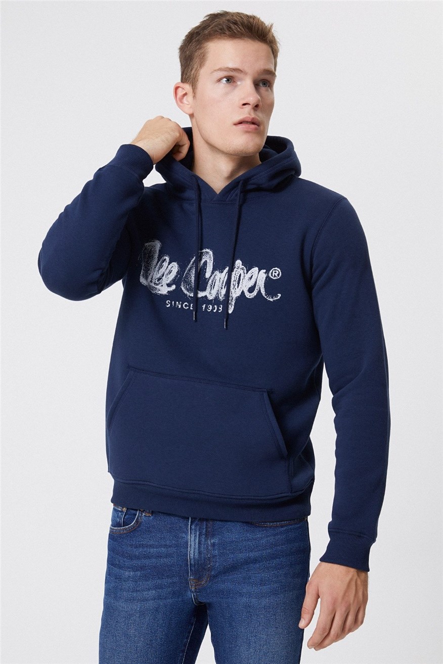 Lee Cooper Erkek S-Shirt 221 LCM 241034 K. İndigo