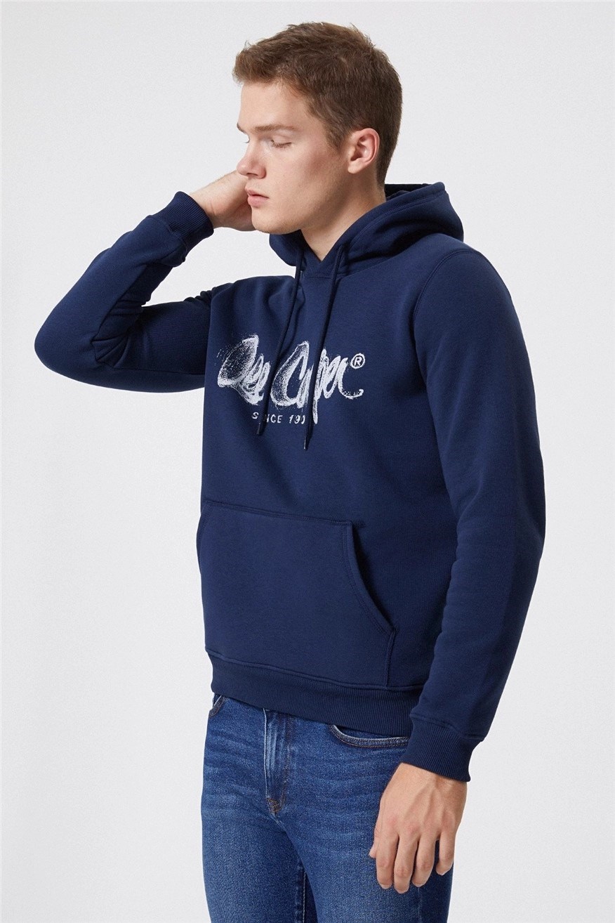 Lee Cooper Erkek S-Shirt 221 LCM 241034 K. İndigo