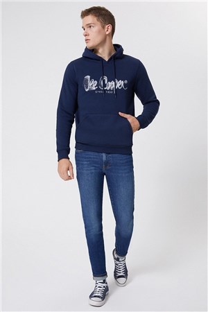 Lee Cooper Erkek S-Shirt 221 LCM 241034 K. İndigo