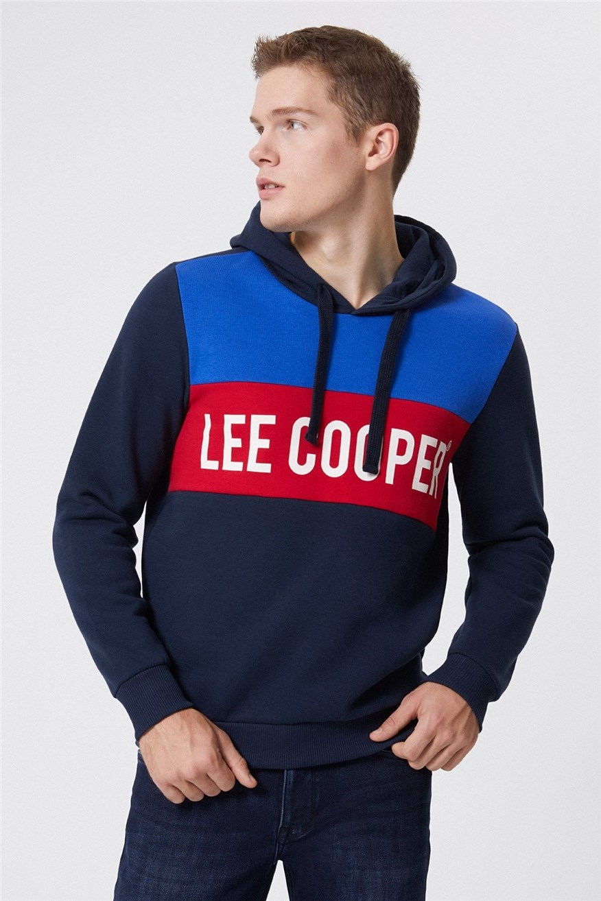 Lee Cooper Erkek S-Shirt 221 LCM 241039 Lacivert
