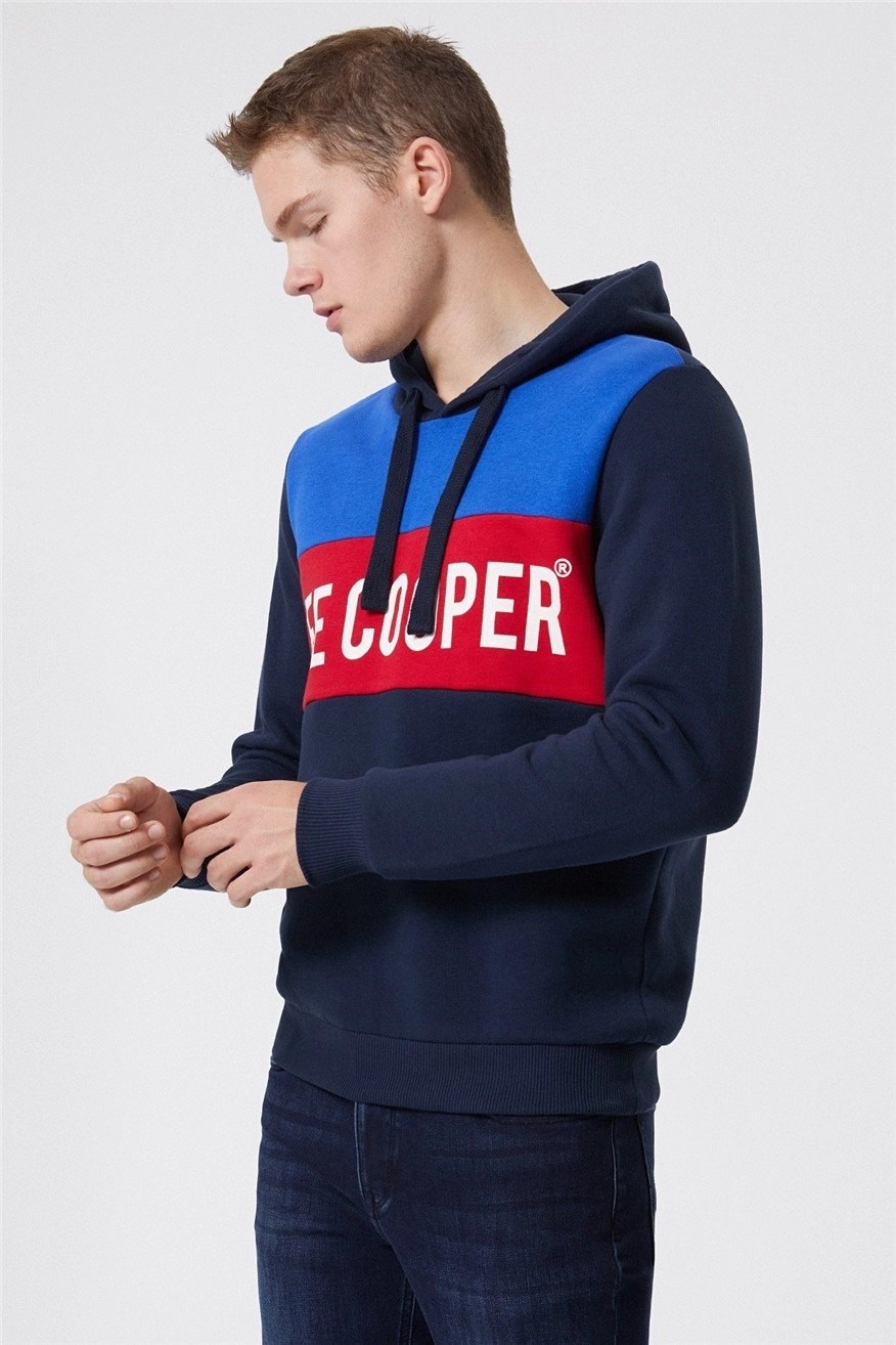 Lee Cooper Erkek S-Shirt 221 LCM 241039 Lacivert