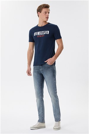 Lee Cooper Erkek T-Shirt 222 LCM 242023 K. Lacivert