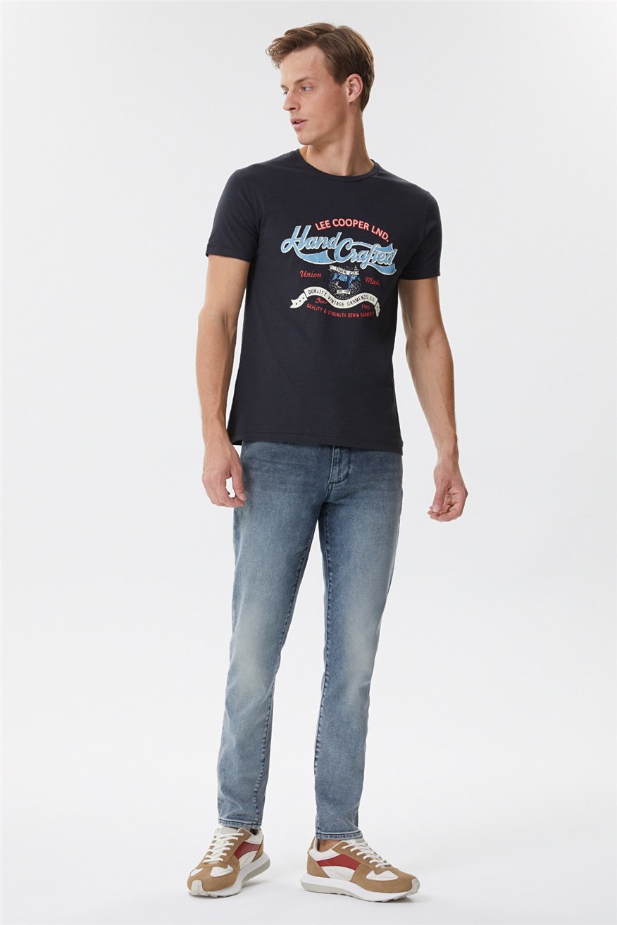 Lee Cooper Erkek T-Shirt 222 LCM 242036 Antrasit