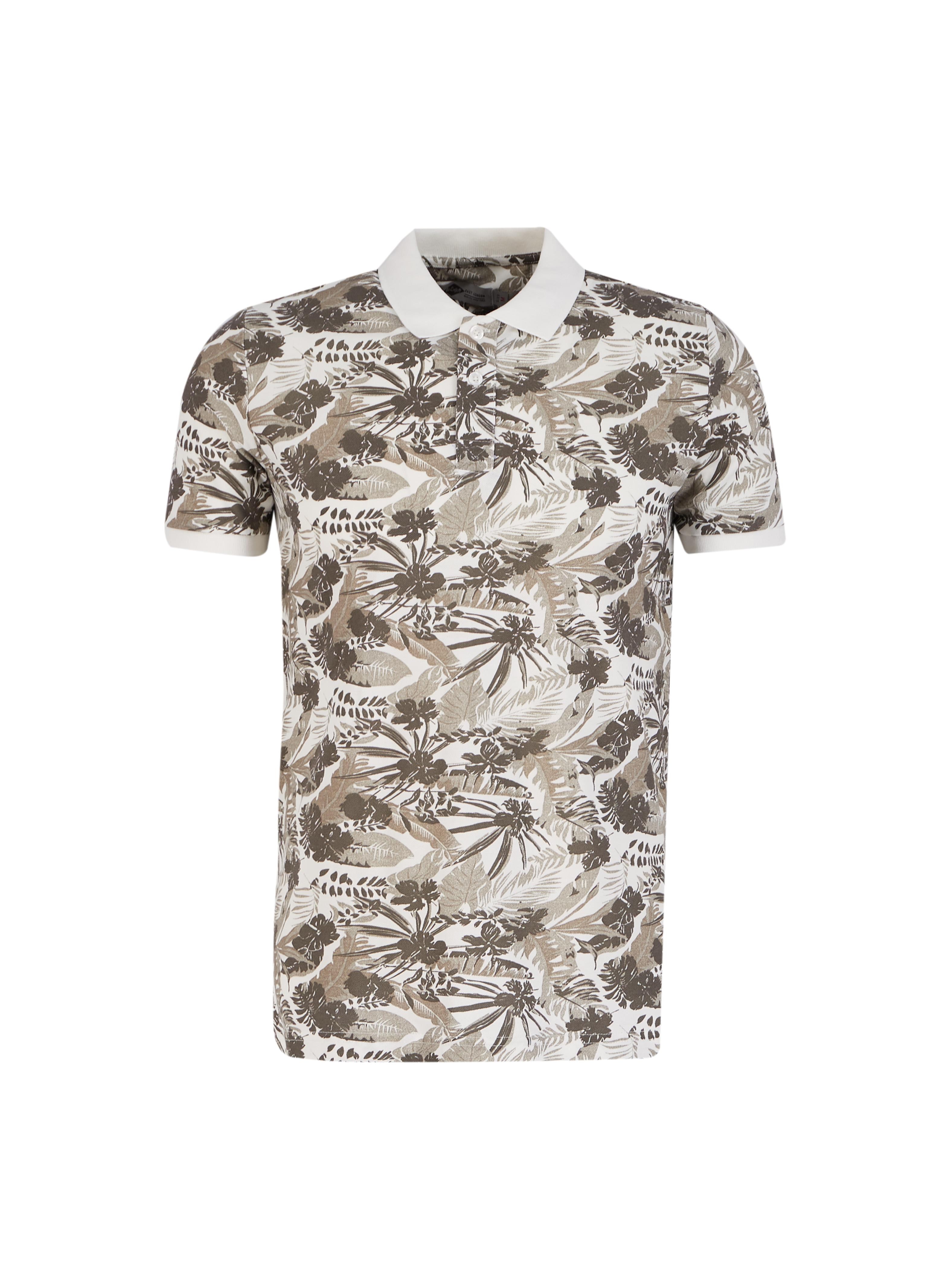 Lee Cooper Erkek T-Shirt 222 LCM 242040 Kırık Beyaz