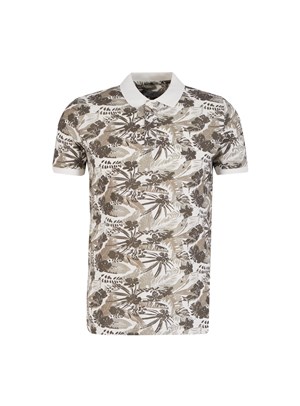 Lee Cooper Erkek T-Shirt 222 LCM 242040 Kırık Beyaz