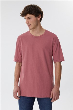 Lee Cooper Erkek T-Shirt 222 LCM 242041 Gül Kurusu