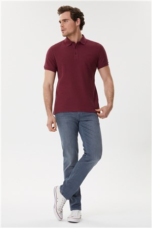 Lee Cooper Erkek T-Shirt 222 LCM 242049 Mürdüm