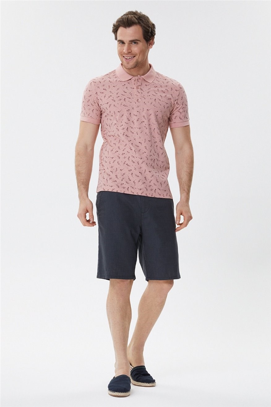 Lee Cooper Erkek T-Shirt 222 LCM 242050 Gül Kurusu