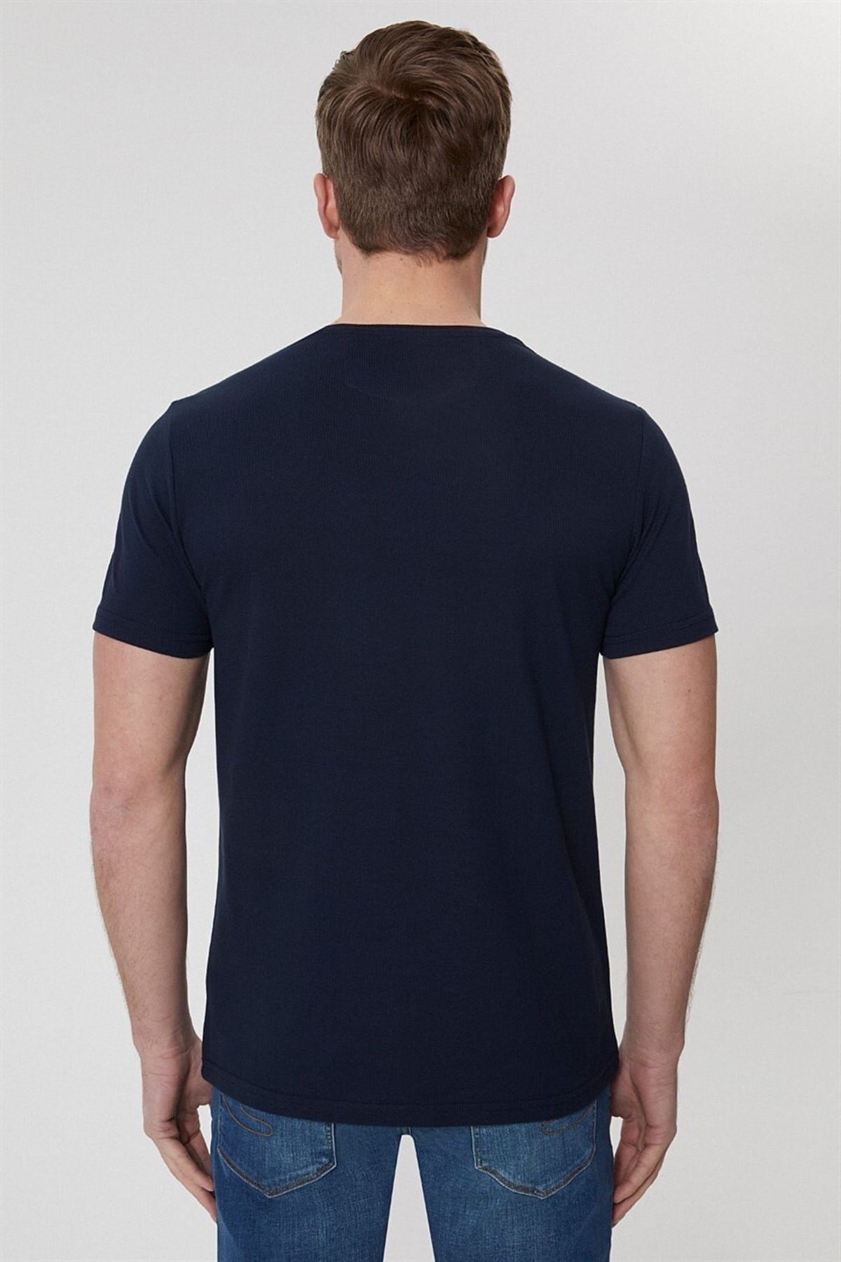 Lee Cooper Erkek T-Shirt 222 LCM 242054 Lacivert
