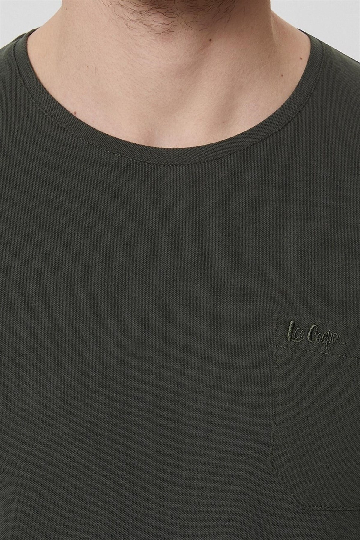 Lee Cooper Erkek T-Shirt 222 LCM 242054 Olıve