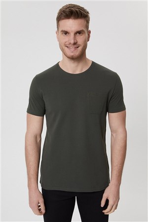 Lee Cooper Erkek T-Shirt 222 LCM 242054 Olıve