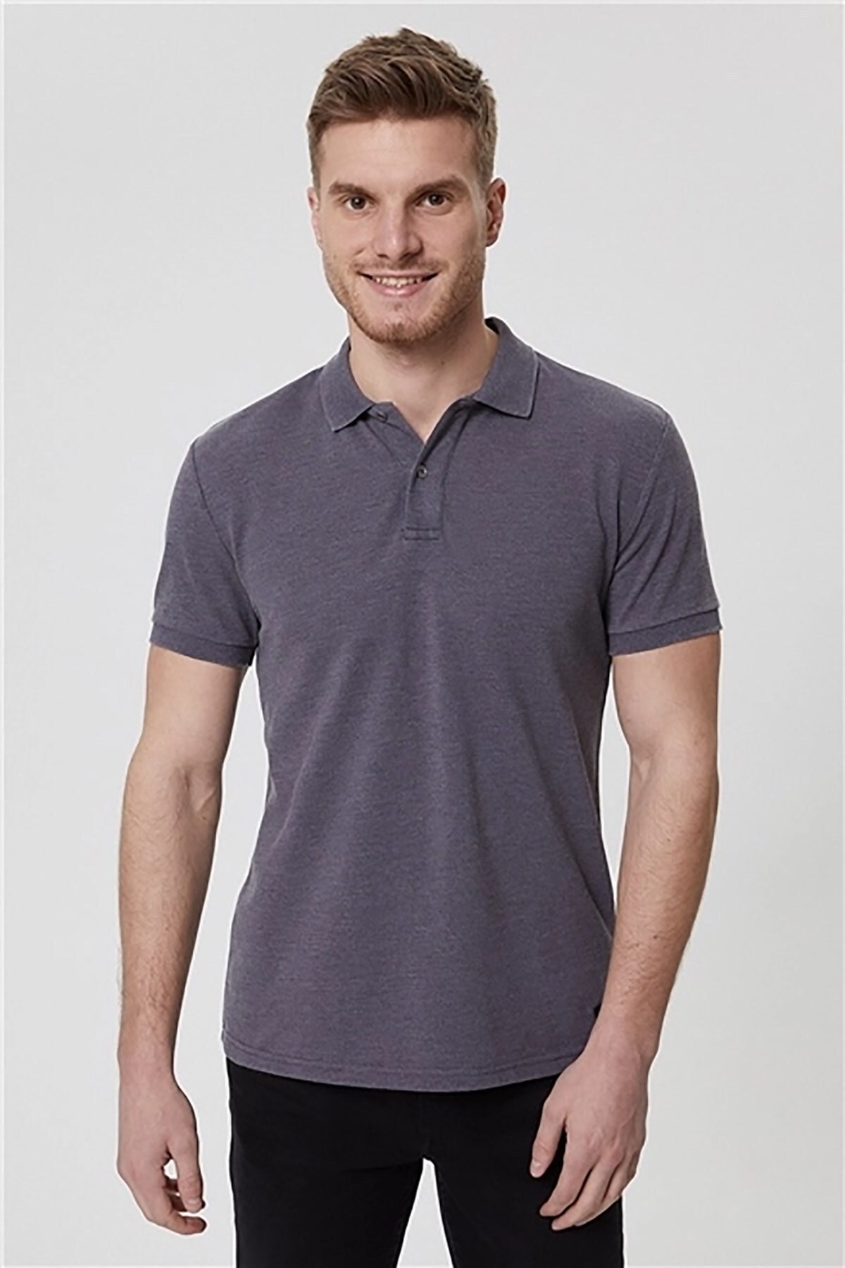 Lee Cooper Erkek T-Shirt 222 LCM 242056 Antrasit