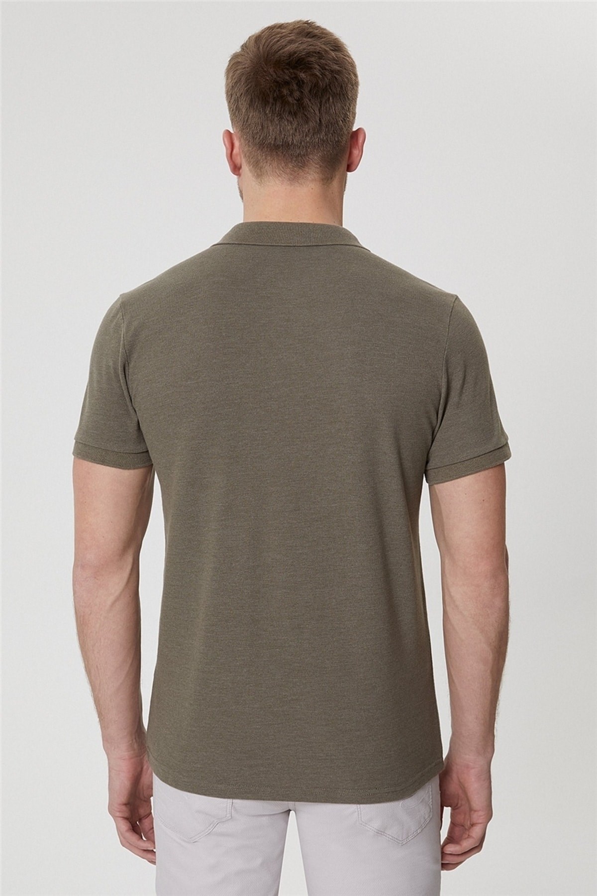 Lee Cooper Erkek T-Shirt 222 LCM 242056 Haki