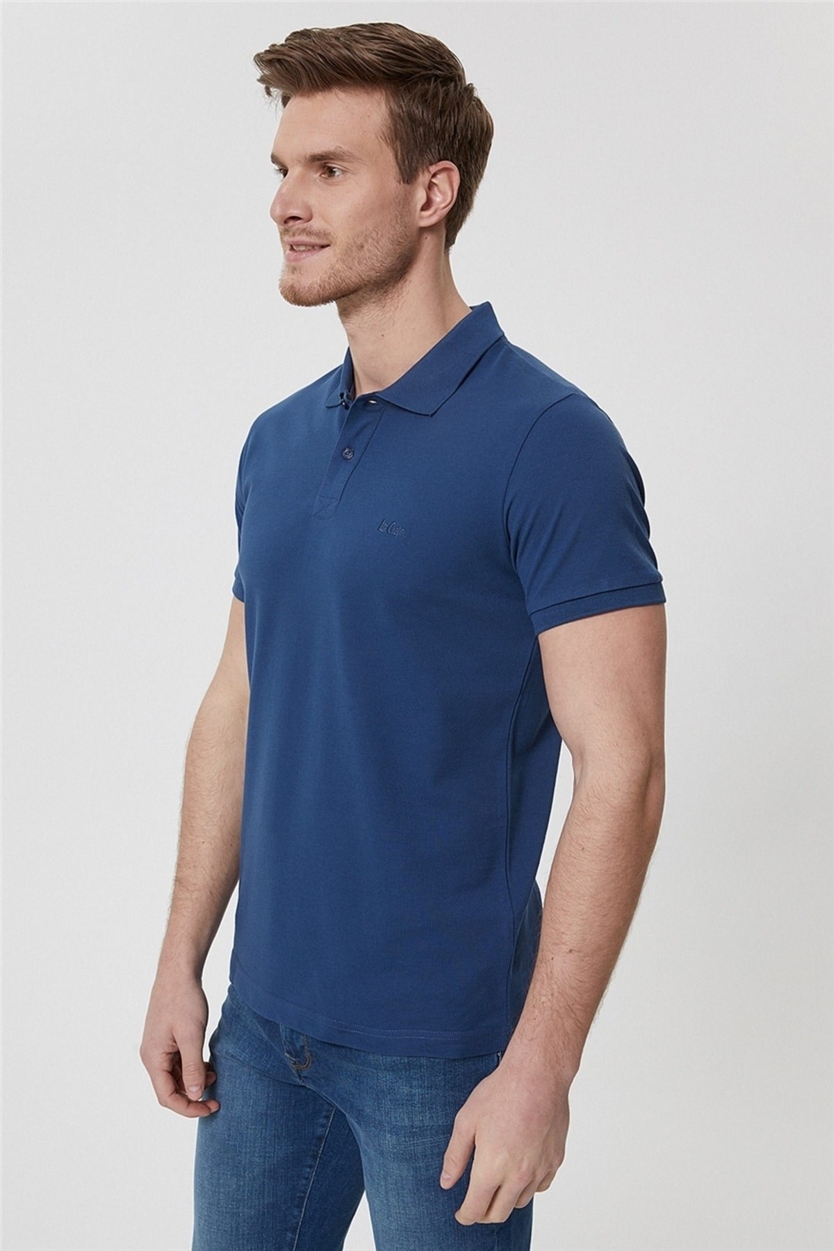 Lee Cooper Erkek T-Shirt 222 LCM 242057 İndigo