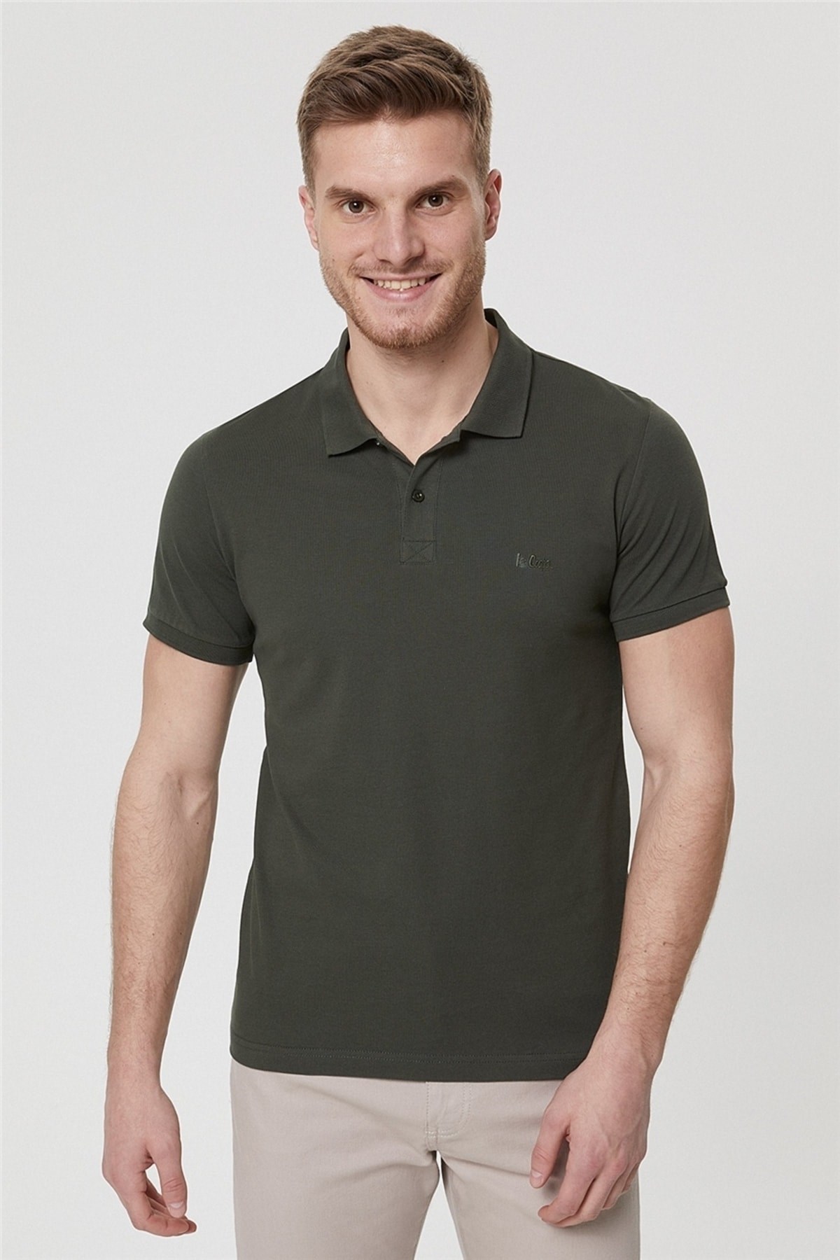 Lee Cooper Erkek T-Shirt 222 LCM 242057 Olıve