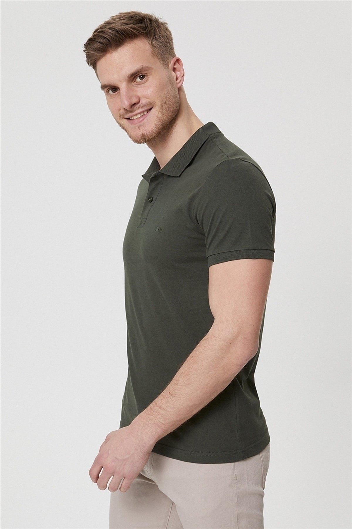 Lee Cooper Erkek T-Shirt 222 LCM 242057 Olıve
